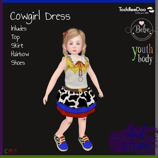 Second Life Marketplace And Stuff Cowgirl Dress Outfits